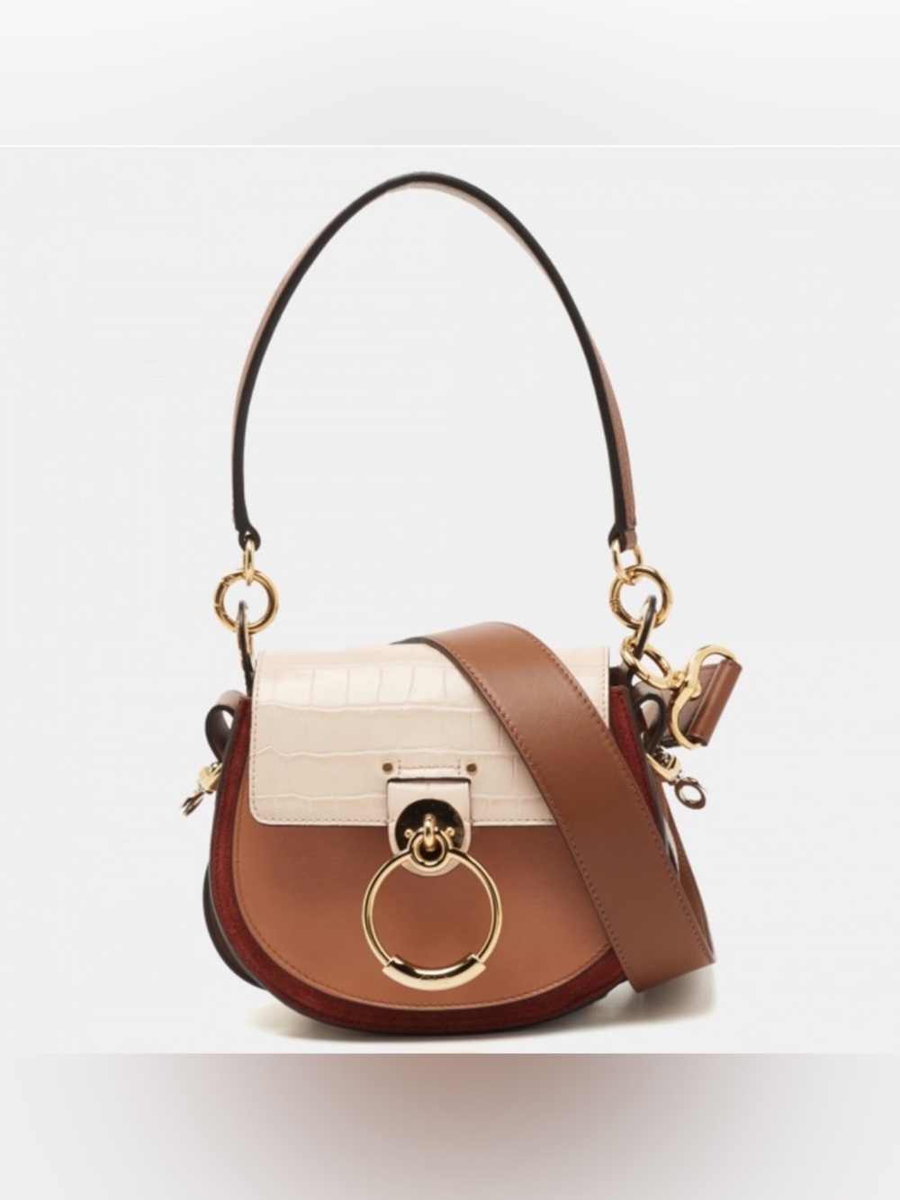 Chloe Tricolor Shoulder Bag - Picture 2 of 16